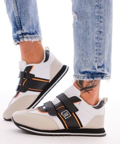 Uomo DORATON Srl | Situo - Sneakers Uomo Chiusura Velcro Bianco