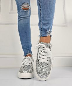 Donna DORATON Srl | Randi - Sneakers Donna Brillanti Argento