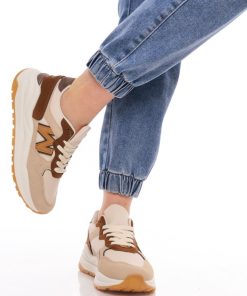 Donna DORATON Srl | Kaley - Sneakers Donna Tempo Libero Beige