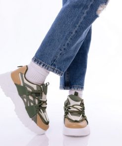 Donna DORATON Srl | Antida - Sneakers Donna Fondo Alto Verde