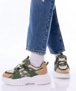 Donna DORATON Srl | Antida - Sneakers Donna Fondo Alto Verde