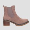 Donna DORATON Srl | Svea - Stivaletti Donna Tacco 6 Cm Khaki