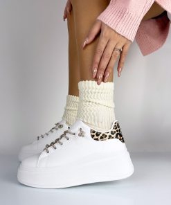 Donna DORATON Srl | Mia - Sneakers Donna Con Platform Leopard