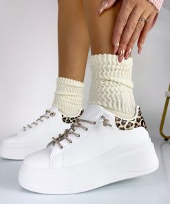 Donna DORATON Srl | Mia - Sneakers Donna Con Platform Leopard