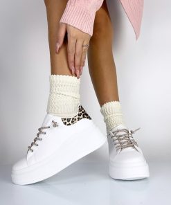 Donna DORATON Srl | Mia - Sneakers Donna Con Platform Leopard