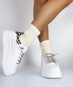 Donna DORATON Srl | Mia - Sneakers Donna Con Platform Leopard