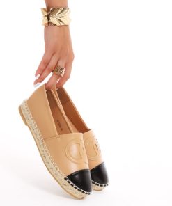 Donna DORATON Srl | Bellamica - Espadrillas Donna Con Cuciture Beige