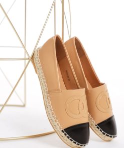 Donna DORATON Srl | Bellamica - Espadrillas Donna Con Cuciture Beige