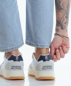 Uomo DORATON Srl | Marina Militare - Collin - Sneakers Uomo Bianco