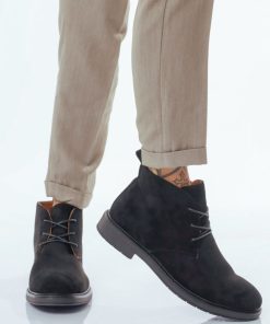 Uomo DORATON Srl | Austen - Desert Boots Uomo Nero