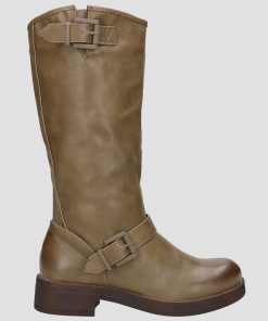 Donna DORATON Srl | Jessica - Stivali Donna Tacco 3.5 Cm Khaki