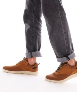 Uomo DORATON Srl | Gianni - Sneakers Uomo Tempo Libero Cammello