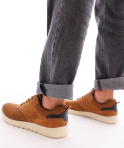 Uomo DORATON Srl | Gianni - Sneakers Uomo Tempo Libero Cammello