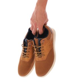 Uomo DORATON Srl | Gianni - Sneakers Uomo Tempo Libero Cammello