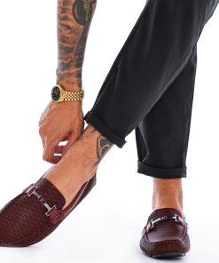 Uomo DORATON Srl | Gianni - Mocassini Uomo Con Sottopiede Soft Bordeaux