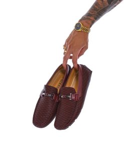 Uomo DORATON Srl | Gianni - Mocassini Uomo Con Sottopiede Soft Bordeaux