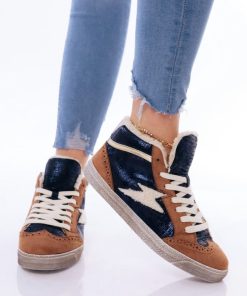 Donna DORATON Srl | Beatriz - Sneakers Donna Mid Blu