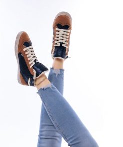 Donna DORATON Srl | Beatriz - Sneakers Donna Mid Blu