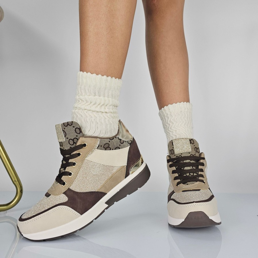 Donna DORATON Srl | Soumia - Sneakers Donna Khaki