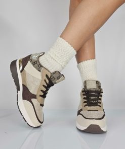 Donna DORATON Srl | Soumia - Sneakers Donna Khaki