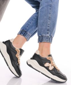 Donna DORATON Srl | Kaley - Sneakers Donna Tempo Libero Nero