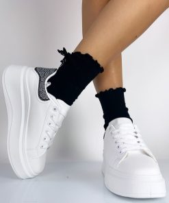 Donna DORATON Srl | Glitch - Sneakers Donna Bianco/Nero