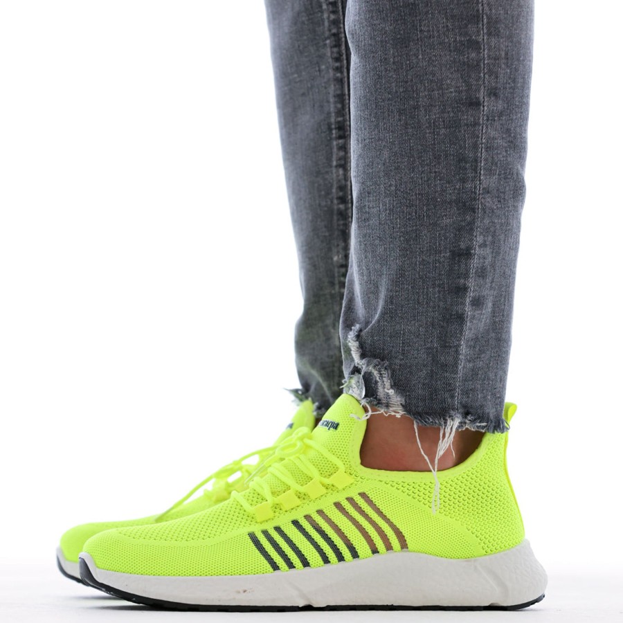 Uomo DORATON Srl | Tiglio - Sneakers Uomo Running Giallo