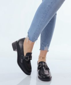 Donna DORATON Srl | Vera - Mocassino Donna Con Morsetto Nero