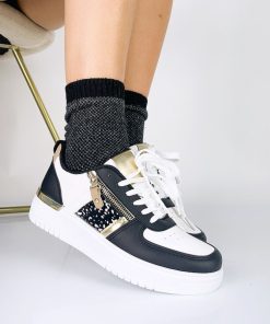 Donna DORATON Srl | Bellatrix - Sneakers Donna Tempo Libero Nero