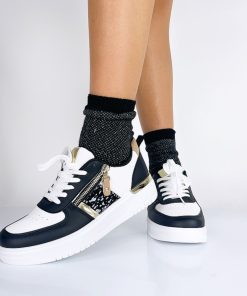 Donna DORATON Srl | Bellatrix - Sneakers Donna Tempo Libero Nero