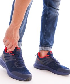 Uomo DORATON Srl | Xidele - Sneakers Uomo Tempo Libero Blu