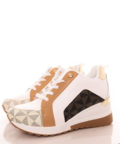 Donna DORATON Srl | Wanilla - Sneakers Donna Con Tacco Da 6 Cm Bianco