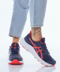 Uomo DORATON Srl | Asics - Jolt 4 - Scarpe Running Uomo Blu/Rosso