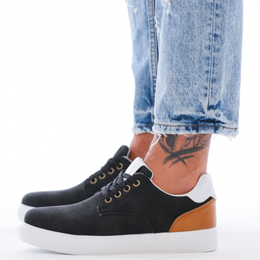 Uomo DORATON Srl | Naban - Sneakers Uomo Casual Nero