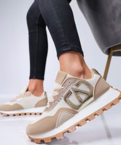 Donna DORATON Srl | Anusca - Sneakers Donna Tempo Libero Khaki