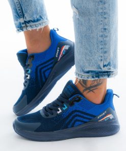 Uomo DORATON Srl | Xidele - Sneakers Uomo Attivit Sportiva Blu