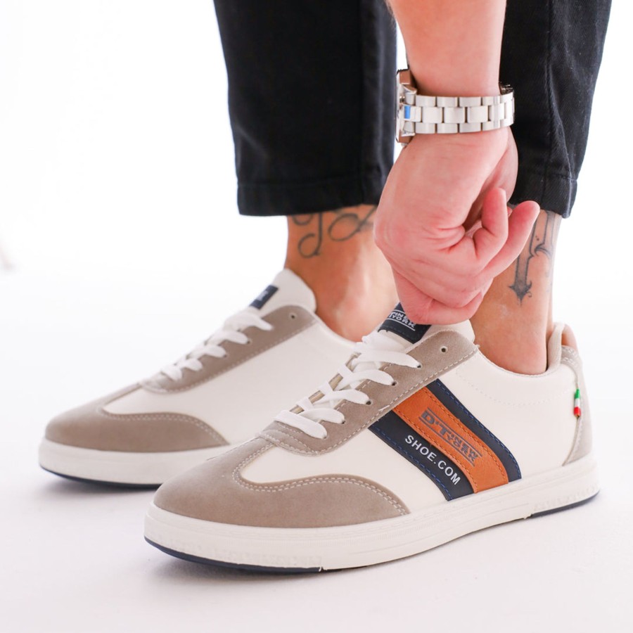 Uomo DORATON Srl | D.T.New York - Sneakers Uomo Casual Bianco